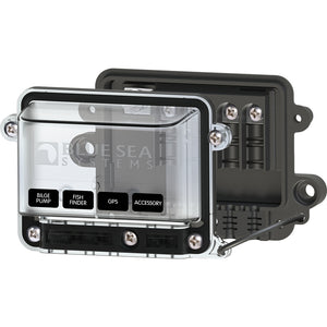 Blue Sea 2356 Water Resistant BusBar - 100 Amp w/Cover [2356] - BuoyMart.com  Busbars, Connectors & Insulators Blue Sea Systems
