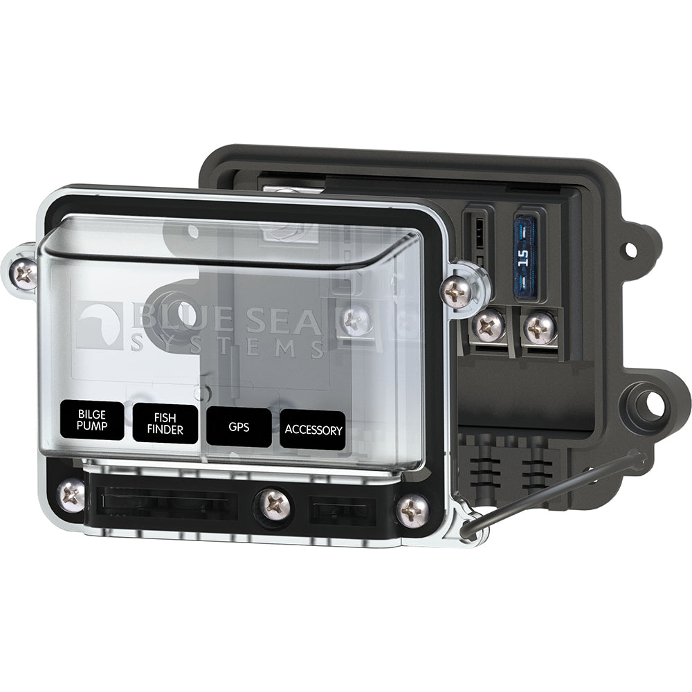 Blue Sea 5056 ST-Blade Water Resistant Fuse Block w/Cover [5056] - BuoyMart.com  Fuse Blocks & Fuses Blue Sea Systems