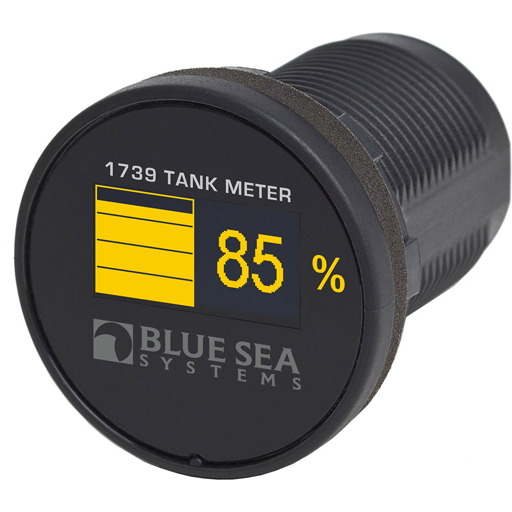 Blue Sea 1739 Mini OLED Tank Meter - Yellow [1739] - BuoyMart.com  Meters & Monitoring Blue Sea Systems