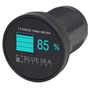 Blue Sea 1739200 Mini OLED Tank Meter - Blue [1739200] - BuoyMart.com  Meters & Monitoring Blue Sea Systems