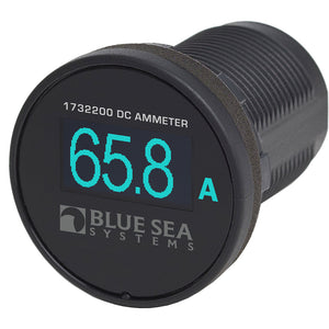 Blue Sea 1732200 Mini OLED Ammeter - Blue [1732200] - BuoyMart.com  Meters & Monitoring Blue Sea Systems
