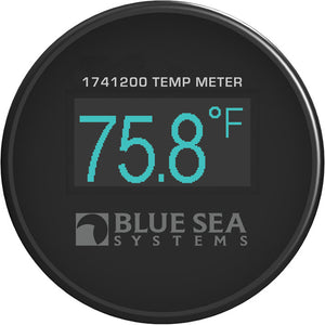Blue Sea 1741200 Mini OLED Temperature Monitor - Blue [1741200] - BuoyMart.com  Meters & Monitoring Blue Sea Systems
