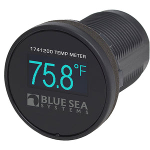 Blue Sea 1741200 Mini OLED Temperature Monitor - Blue [1741200] - BuoyMart.com  Meters & Monitoring Blue Sea Systems