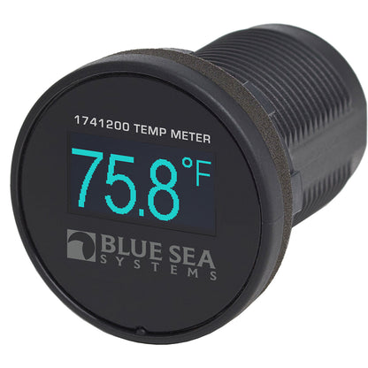 Blue Sea 1741200 Mini OLED Temperature Monitor - Blue [1741200] - BuoyMart.com  Meters & Monitoring Blue Sea Systems
