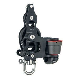 Harken 45mm Single Aluminum Element Fiddle Block w/Swivel, Becket  150 Cam Cleat [6234] - BuoyMart.com  Blocks Harken