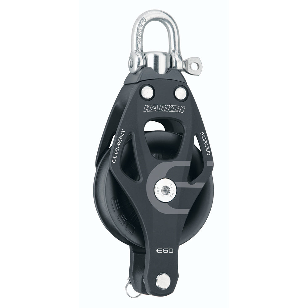 Harken 60mm Single Aluminum Element Block w/Swivel  Becket [6261] - BuoyMart.com  Blocks Harken