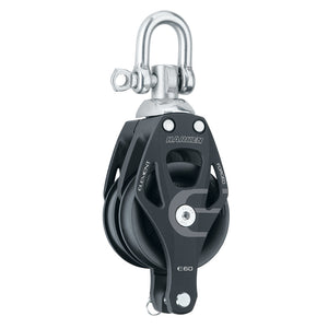 Harken 60mm Double Aluminum Element Block w/Swivel  Becket [6270] - BuoyMart.com  Blocks Harken