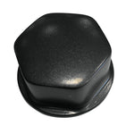 Schmitt Marine Faux Center Nut Black w/1/2"  5/8" M12 Base f/Cast Steering Wheels [CAP030B] - BuoyMart.com  Steering Wheels Schmitt Marine
