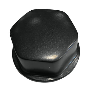 Schmitt Marine Faux Center Nut Black w/1/2"  5/8" M12 Base f/Cast Steering Wheels [CAP030B] - BuoyMart.com  Steering Wheels Schmitt Marine