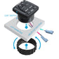 Bennett One Box Indication Unit f/Hydraulic System [OBI9000-H] - BuoyMart.com  Trim Tab Accessories Bennett Marine