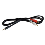 Fusion MS-CBRCA3.5 Input Cable - 1 Male (3.5 mm) to 2 Male RCA [010-12753-20] - BuoyMart.com  Accessories Fusion