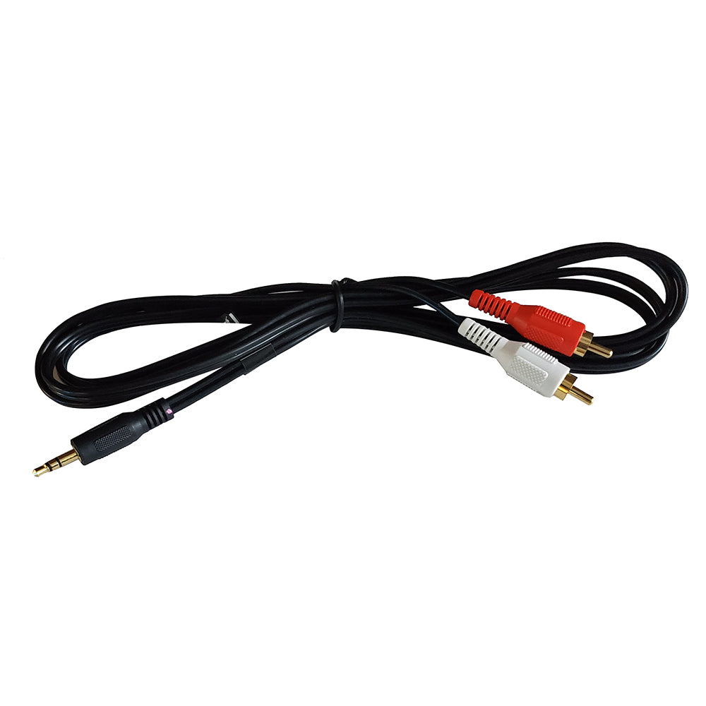 Fusion MS-CBRCA3.5 Input Cable - 1 Male (3.5 mm) to 2 Male RCA [010-12753-20] - BuoyMart.com  Accessories Fusion