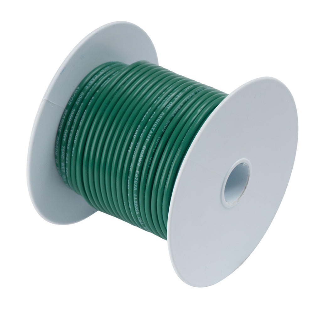 Ancor Tinned Copper Wire - 6 AWG - Green - 25 [112302] - BuoyMart.com  Wire Ancor