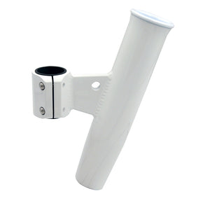 C.E. Smith Aluminum Vertical Clamp-On Rod Holder 1-2/3" OD White Powdercoat w/Sleeve [53726] - BuoyMart.com  Rod Holders C.E. Smith