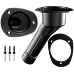 Mate Series Plastic Rod  Cup Holder 30 Closed w/Oval Top f/Kayaks - Black [P2030BK] - BuoyMart.com  Rod Holders Mate Series
