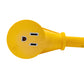 Camco 30AM/15AF Power Grip Marine 12" Dogbone - M-Locking/90F Adapter [55616] - BuoyMart.com  Shore Power Camco