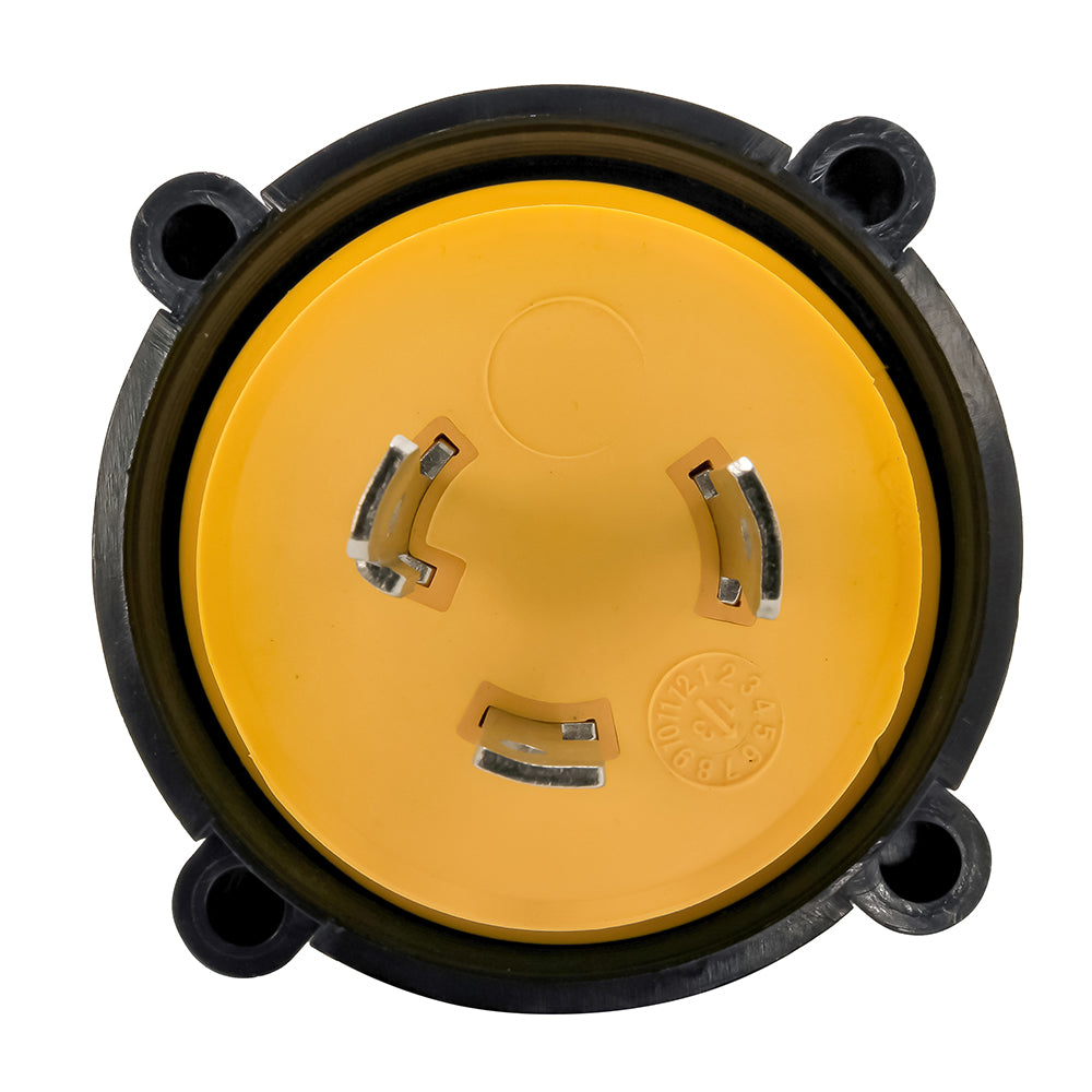 Camco 30AM/15AF Power Grip Marine 12" Dogbone - M-Locking/90F Adapter [55616] - BuoyMart.com  Shore Power Camco