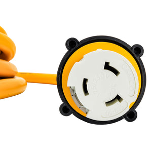 Camco 50 Amp Power Grip Marine Extension Cord - 25 M-Locking/F-Locking Adapter [55621] - BuoyMart.com  Shore Power Camco