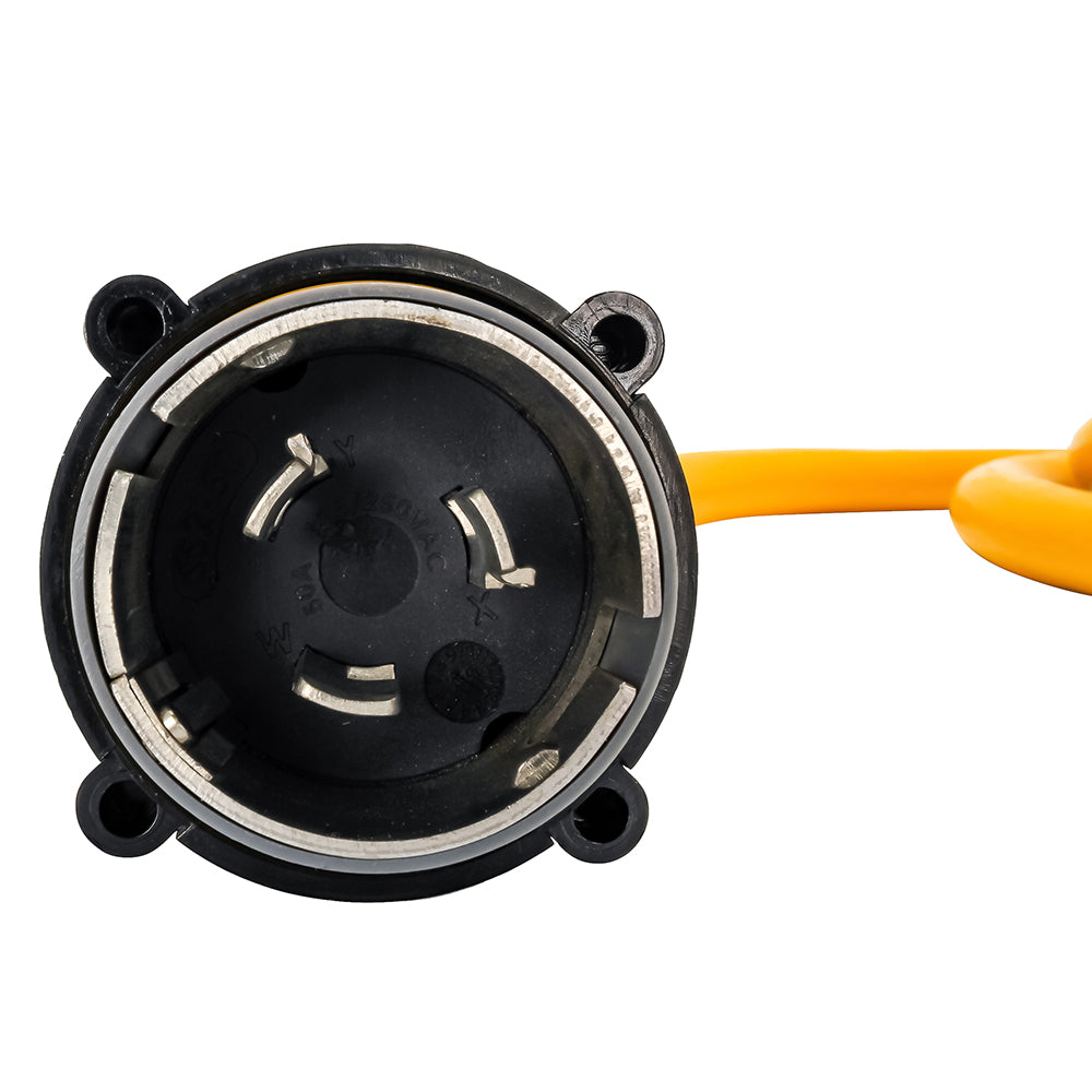Camco 50 Amp Power Grip Marine Extension Cord - 25 M-Locking/F-Locking Adapter [55621] - BuoyMart.com  Shore Power Camco