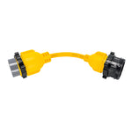 Camco 50AM/30AF Power Grip Marine 12" Locking Adapter - M-Lock/F-Locking Adapter [55625] - BuoyMart.com  Shore Power Camco