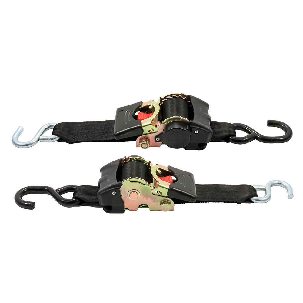 Camco Retractable Tie Down Straps - 2" Width 6 Dual Hooks [50031] - BuoyMart.com  Accessories Camco