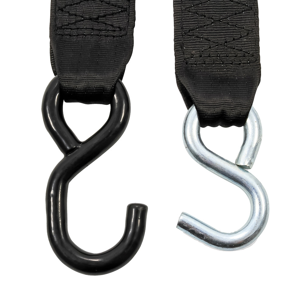 Camco Retractable Tie Down Straps - 2" Width 6 Dual Hooks [50031] - BuoyMart.com  Accessories Camco