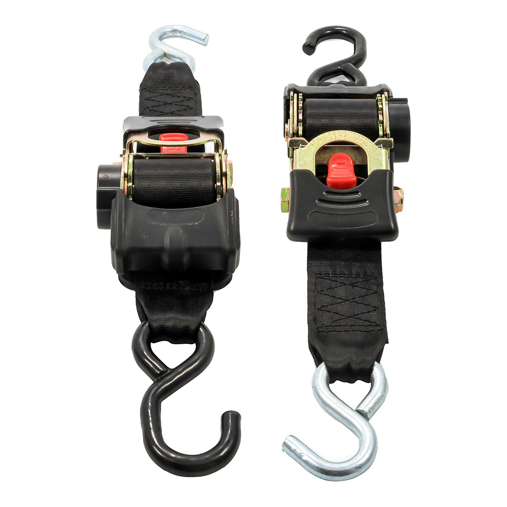 Camco Retractable Tie Down Straps - 2" Width 6 Dual Hooks [50031] - BuoyMart.com  Accessories Camco