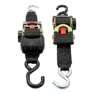 Camco Retractable Tie Down Straps - 2" Width 6 Dual Hooks [50031] - BuoyMart.com  Accessories Camco