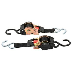 Camco Retractable Tie-Down Straps - 1" Width 6 Dual Hooks [50033] - BuoyMart.com  Accessories Camco