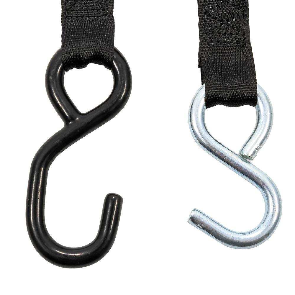Camco Retractable Tie-Down Straps - 1" Width 6 Dual Hooks [50033] - BuoyMart.com  Accessories Camco