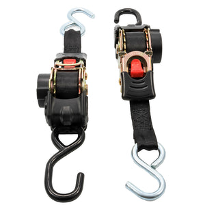 Camco Retractable Tie-Down Straps - 1" Width 6 Dual Hooks [50033] - BuoyMart.com  Accessories Camco