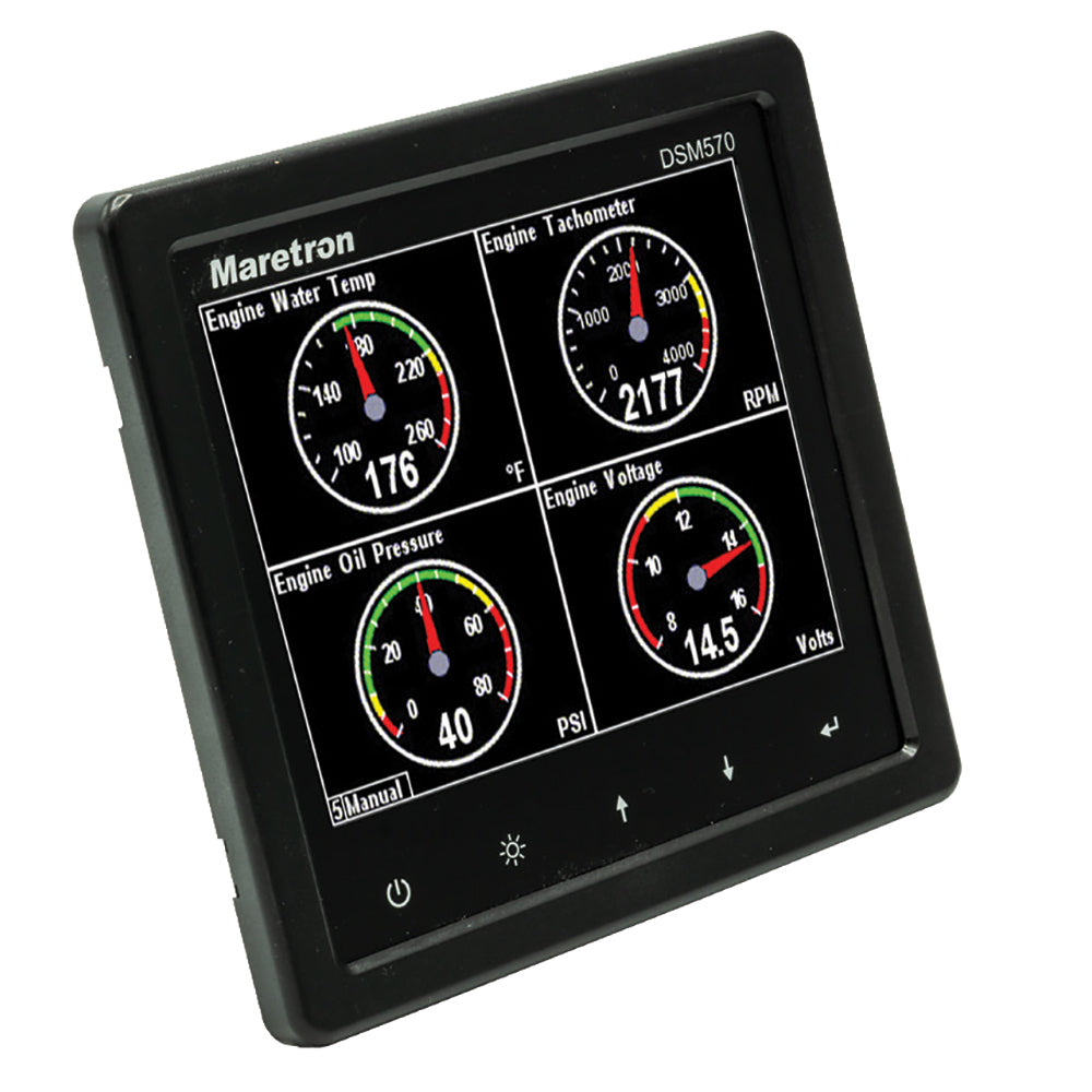 Maretron DSM570 5.7" High Resolution Color Display w/Black Enclosure [DSM570-01] - BuoyMart.com  Instruments Maretron