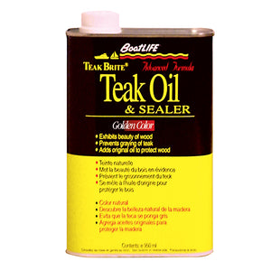 BoatLIFE Teak Brite Advanced Formula Teak Oil - 32oz [1188] - BuoyMart.com  Cleaning BoatLIFE
