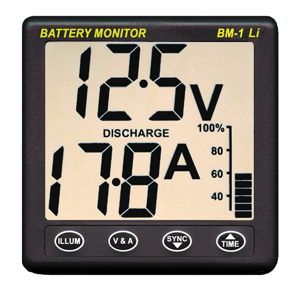 Clipper BM-1 LI Battery Monitor f/12V Lithium [BM-1 LI] - BuoyMart.com  Meters & Monitoring Clipper