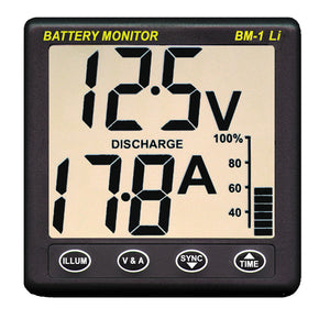 Clipper BM-1 LI Battery Monitor f/12V Lithium [BM-1 LI] - BuoyMart.com  Meters & Monitoring Clipper