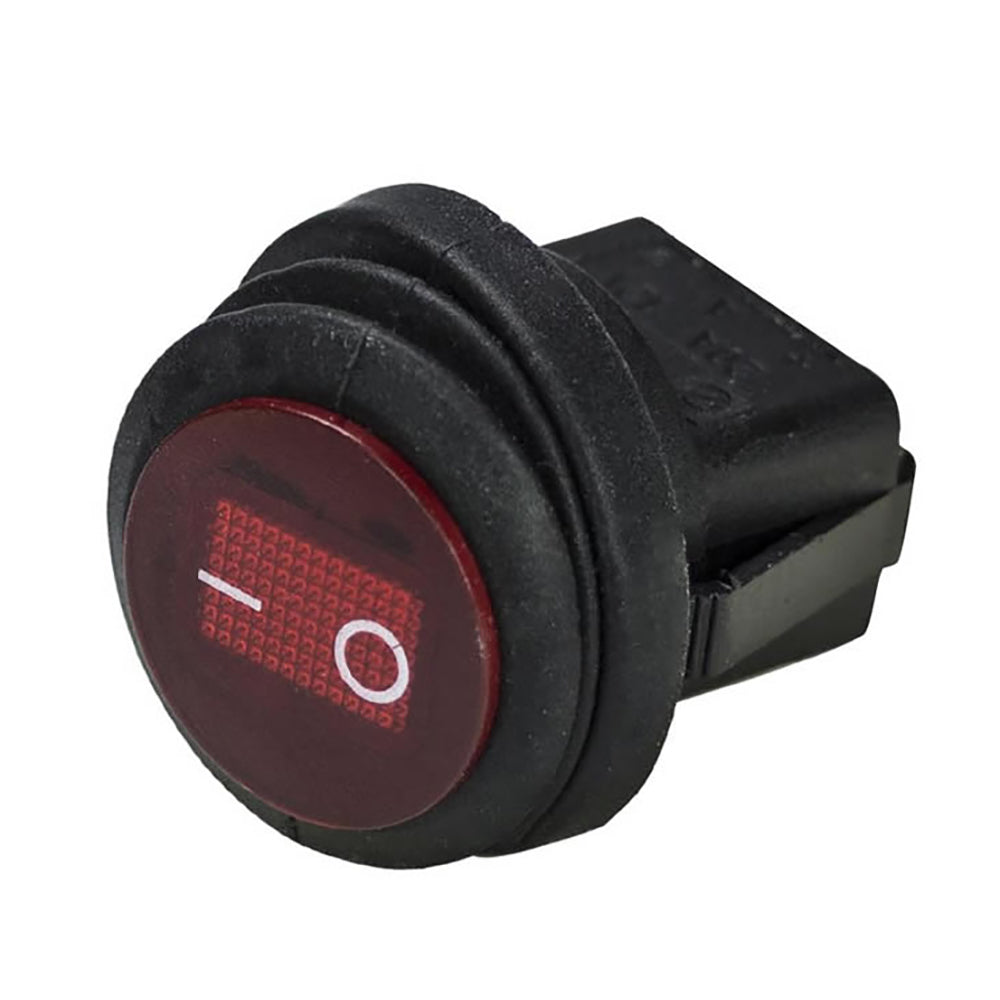 HEISE Rocker Switch - Illuminated Red Round - 5-Pack [HE-RRS] - BuoyMart.com  Accessories HEISE LED Lighting Systems