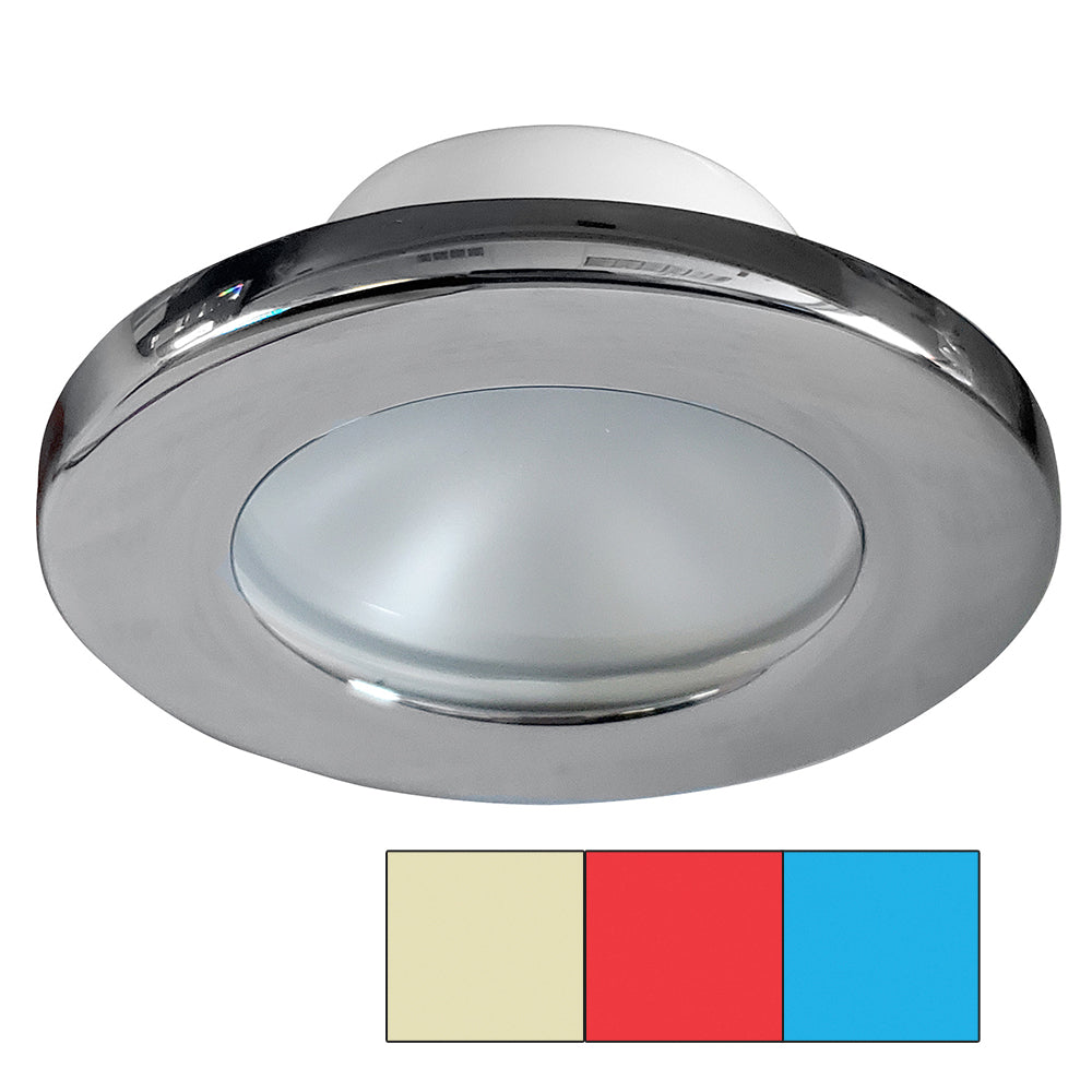 i2Systems Apeiron A3120 Screw Mount Light - Red, Warm White  Blue - Chrome Finish [A3120Z-11HCE] - BuoyMart.com  Dome/Down Lights I2Systems Inc