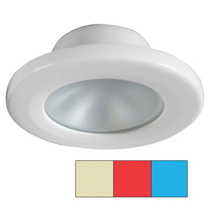 i2Systems Apeiron A3120 Screw Mount Light - Red, Warm White  Blue - White Finish [A3120Z-31HCE] - BuoyMart.com  Dome/Down Lights I2Systems Inc