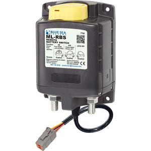 Blue Sea 7700100 ML Solenoid 12V 500A w/Manual Control  Deutsch Connector [7700100] - BuoyMart.com  Battery Management Blue Sea Systems
