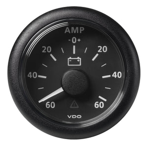 Veratron 52MM (2-1/16") ViewLine Battery Status Gauge -60/+60AMP - Black Dial  Bezel [A2C59512328] - BuoyMart.com  Gauges Veratron
