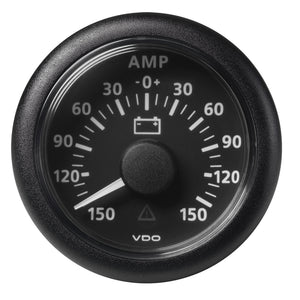 Veratron 52MM (2-1/16") ViewLine Battery Status Gauge -150/+150AMP - Black Dial  Bezel [A2C59512329] - BuoyMart.com  Gauges Veratron