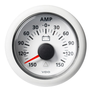 Veratron 52MM (2-1/16") ViewLine Battery Status Gauge -150/+150AMP - White Dial  Bezel [A2C59512331] - BuoyMart.com  Gauges Veratron
