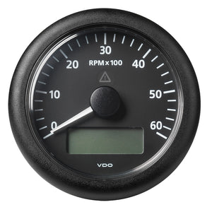 Veratron 3-3/8" (85MM) ViewLine Tachometer w/Multi-Function Display - 0 to 6000 RPM - Black Dial  Bezel [A2C59512393] - BuoyMart.com  Gauges Veratron