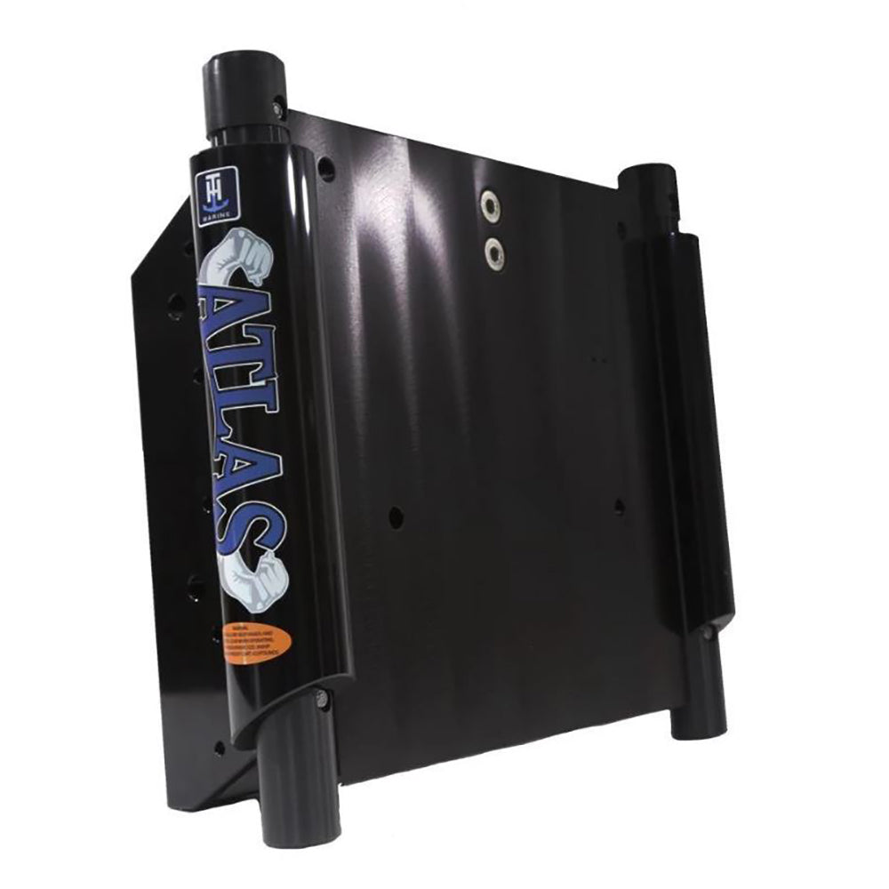T-H Marine ATLAS 12" Set Back Hydraulic Jack Plate - Gloss Black Anodized [AHJ-12V-B-DP] - BuoyMart.com  Jack Plates T-H Marine Supplies