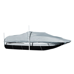 Carver Performance Poly-Guard Styled-to-Fit Boat Cover f/20.5 Sterndrive Deck Boats w/Walk-Thru Windshield - Grey [95120P-10] - BuoyMart.com  Winter Covers Carver by Covercraft