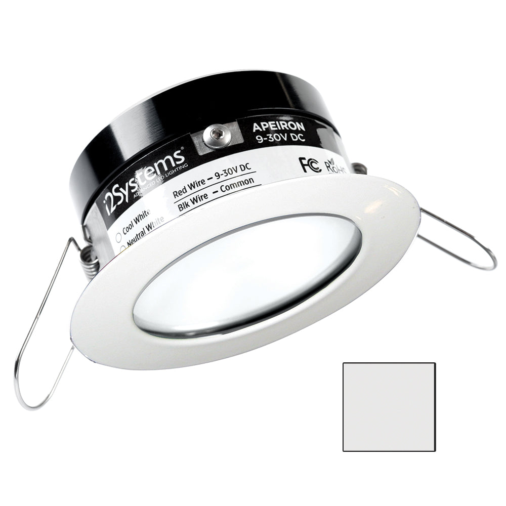 i2Systems Apeiron PRO A503 - 3W Spring Mount Light - Round - Cool White - White Finish [A503-31AAG] - BuoyMart.com  Dome/Down Lights I2Systems Inc