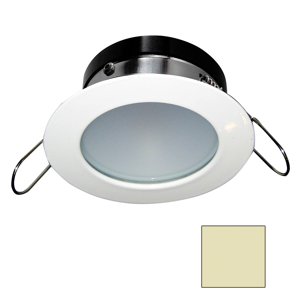 i2Systems Apeiron A1110Z - 4.5W Spring Mount Light - Round - Warm White - White Finish [A1110Z-31CAB] - BuoyMart.com  Dome/Down Lights I2Systems Inc