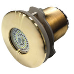 Lumitec SeaBlaze Typhoon Underwater Light - Bronze Thru-Hull LED Light - Spectrum RGBW - Flush Mount [101451] - BuoyMart.com  Underwater Lighting Lumitec