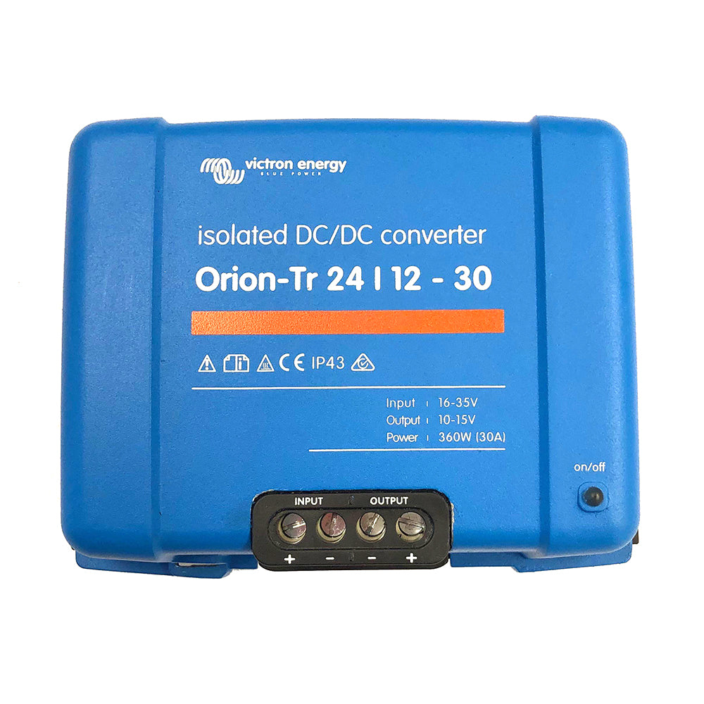 Victron Orion-TR DC-DC Converter - 24 VDC to 12 VDC - 30AMP Isolated [ORI241240110] - BuoyMart.com  DC to DC Converters Victron Energy