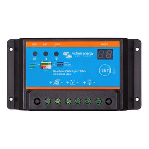 Victron BlueSolar PWM-Light Charge Controller - 12/24V - 20AMP [SCC010020020] - BuoyMart.com  Battery Management Victron Energy
